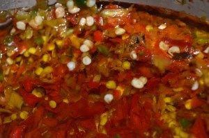 A good organic olive oil is added